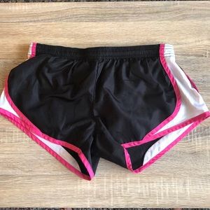 Derek Heart Black Running Shorts